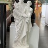 Tượng chúa giê - su đá trắng cao 90cm ngang 30cm T058
