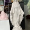 Tượng đức mẹ maria đá trắng cao 80cm ngang 50cm T059