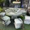 Bộ bàn ghế đá serpentine nguyên khối đẳng cấp T030