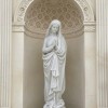 Tượng Đức Mẹ Maria điêu khắc bằng đá trắng nguyên khối cao 1.6m  T392