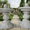 Cặp Thủy luân nước đá trắng tự nhiên nguyên khối, cao 1.4m  T431