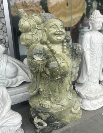 Tượng di lặc dáng đứng cao serpentine cao 1m25 T049