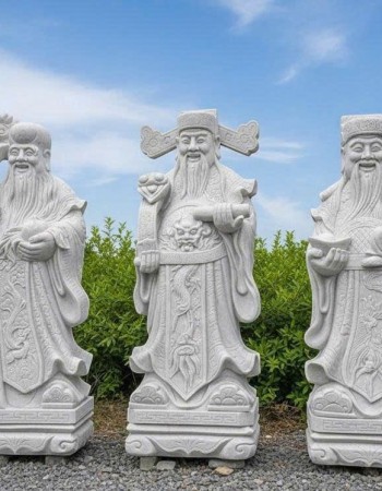 Tượng tam đa chạm khắc thủ công- vẻ đẹp trường tồn theo thời gian cao 1m8 T367