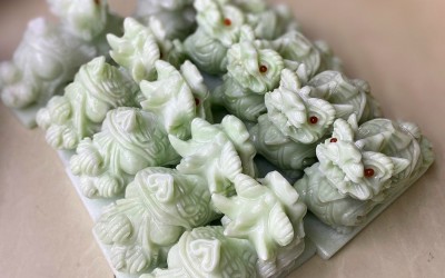 Tỳ Hưu Đá Trắng Nguyên Khối – Linh Vật Chiêu Tài Được Ưa Chuộng