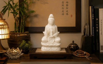 Top Mẫu Tượng Phật Quan Âm Đá Trắng Tự Nhiên Đẹp Và Trang Nghiêm Nhất 2026