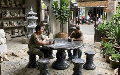 Mua Bộ Bàn Đá Nguyên Khối Uy Tín Ở Đâu? Lý Do Nên Chọn Xưởng Gia Hân
