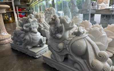 Top 10 Mẫu Tỳ Hưu Bằng Đá Trắng Đẹp Nhất 2026