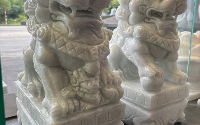 Kỳ Lân Đá Trắng – Linh Vật Được Giới Phong Thủy Khuyên Dùng