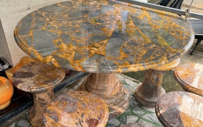 top 100 + Địa chỉ bán bàn ghế đá cẩm vân tự nhiên giá gốc, giao hàng tận nơi toàn quốc