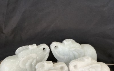 Top Lý Do Cặp Voi Đá Trắng Dáng Ngang Nhỏ Gọn Trở Thành 