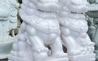 Cách Nhận Biết Tượng Kỳ Lân Đá Trắng Nguyên Khối Chất Lượng Cao Theo Tiêu Chuẩn Chuyên Môn
