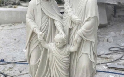 Tượng Đức Mẹ, Chúa Giê-su, Thiên Thần Đá Trắng Nguyên Khối Là Gì? Ý Nghĩa Tâm Linh Công Giáo