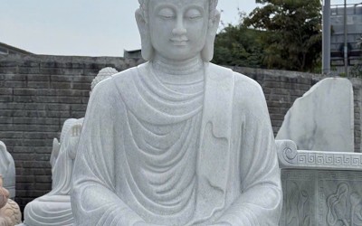 TƯỢNG PHẬT ĐÁ MỸ NGHỆ - ĐÁ TRẮNG NGUYÊN KHỐI: SỰ KẾT HỢP HOÀN HẢO GIỮA TÂM LINH VÀ NGHỆ THUẬT