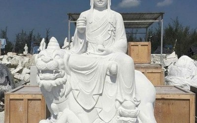 Top 3 Mẫu Tượng Phật Địa Tạng Bằng Đá Trắng Tự Nhiên Nguyên Khối Tuyệt Đẹp Cho Phòng Thờ Biệt Thự