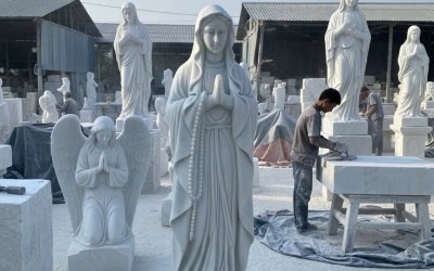 Ý Nghĩa Phong Thủy Và Tâm Linh Của Tượng Đức Mẹ Maria Đá Trắng – Biểu Tượng Đức Tin Và Bình An Cho Mọi Gia Đình Công Giáo