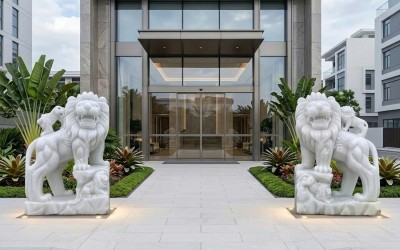 Bí kíp phân biệt Sư Tử Đá Trắng tự nhiên và đá nhân tạo chuẩn 100%